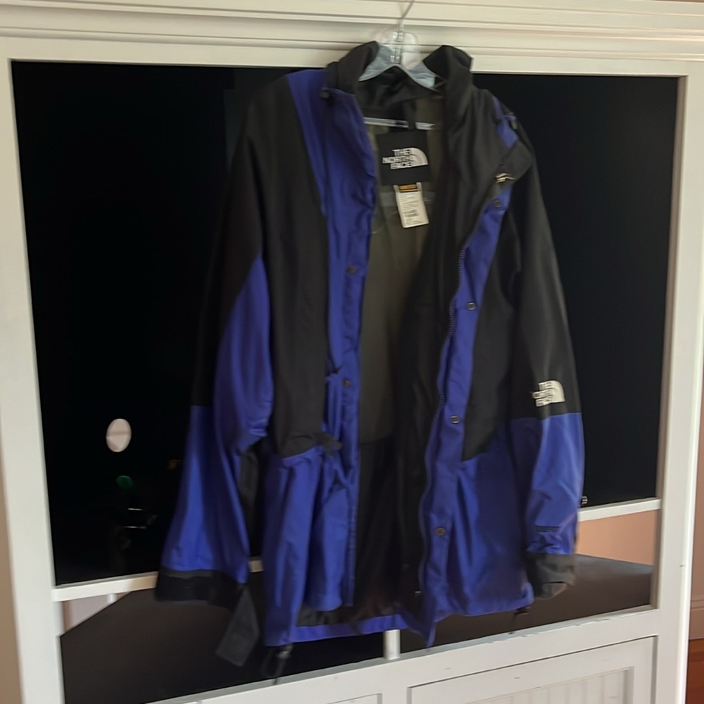 The North Face Black and Blue Windbreaker